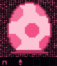 The same egg, two of its four charm slots filled.